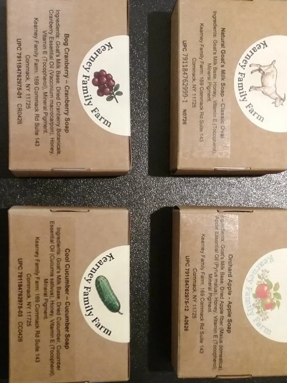 The Orchard & Berry Patch Collection - Botanical Oval Goat Milk Soap (4-Bar Set)